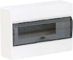 Hager Cosmos Wall mounted 18-Elements Fuse Box with 1 Row W400xH200xD91mm VD118TD