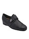 697-19526 Leather Women's Moccasins in Black Color