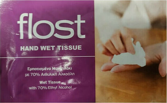 Pharmex Flost Hand Wet Tissue Антисептици Кърпички За Ръце 30бр