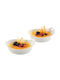 Gefu Creme Brule Round Heat-Resistant Cookware for Souffle Ceramic 11x11x4.9cm 2 Pieces