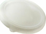 Ecolunchbox Lid for Storage Container made of Silicone in White Color 1pcs