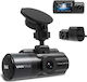 Vantrue Dashcam N4 2.5K Set Camera DVR Auto 1440P cu Ecran 2.45" pentru Parbriz cu ventuză de aspirație & Camera de Marsarier