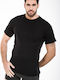 Primowear Men's Short Sleeve Undershirt Black