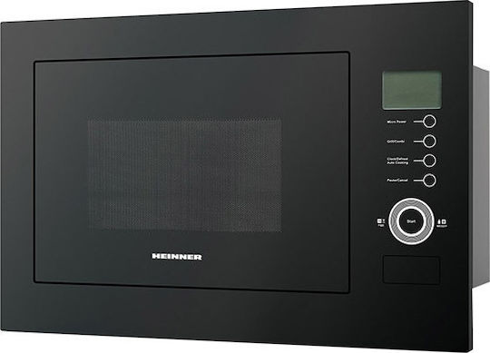 Heinner Cuptor cu microunde încorporat cu Grill 25lt Negru