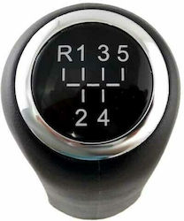 Auto Gs Shift Knob H / Corsa D / Zafira B 5 Μαρκέ Χρώμιο / for Opel Astra Opel black