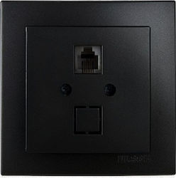 Geyer Nilson Telephone Socket with Frame