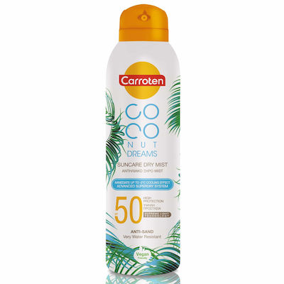 Carroten Coconut Dry Αντηλιακό Mist για το Σώμα SPF50 200ml