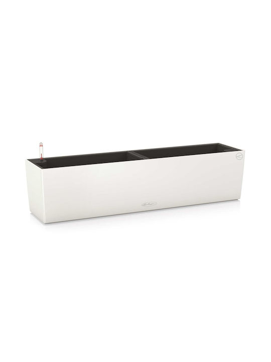 Lechuza Balconera Color 80 White Planter Box Self-Watering 79x19cm in White Color 15680