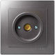 Nilson TV-Buchse Antenne in Gray Farbe 24161028