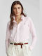 Ralph Lauren Women's Striped Long Sleeve Shirt Pink