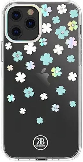 Kingxbar Lucky with Swarovski Crystals Umschlag Rückseite Kunststoff Transparent (iPhone 12 mini)