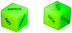Orion Glow Dark Love Dice Ερωτικό Παιχνίδι Ζαριών 2τμχ