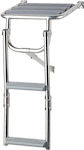 Lalizas 2 Steps Boat Ladder Σκάλα με Πλατφόρμα Inox 316 με 2 Πλαστικά Σκαλιά