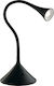 Fan Europe LEDT-Newton-Black LED Office Lamp with Flexible Arm in Black Color