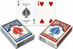 Bicycle Double Face Plasticized Card Deck Red