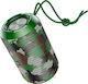 Hoco Trendy Sound Bluetooth Speaker 5W with Radio and Battery Life up to 4 hours Camouflage Green