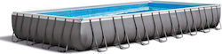 Intex Ultra Frame Xtr Swimming Pool PVC with Metallic Frame & Filter Pump 975x488x132cm