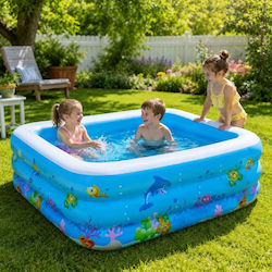 INTIME Piscină Pentru Copii Gonflabilă Albastră/Albastru Deschis