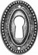 Roline Rosette - Door Escutcheon Furniture Silver