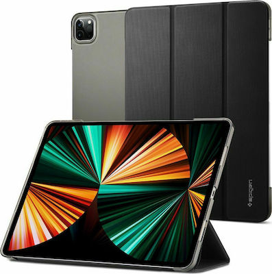 Spigen Liquid Air Folio Klappdeckel Kunststoff / Synthetisches Leder Schwarz (iPad Pro 2021 12,9 Zoll) ACS02884