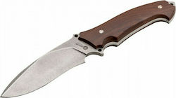 Boker Magnum Buffalo Soul I Knife Survival Brown with Blade made of Stainless Steel in Sheath