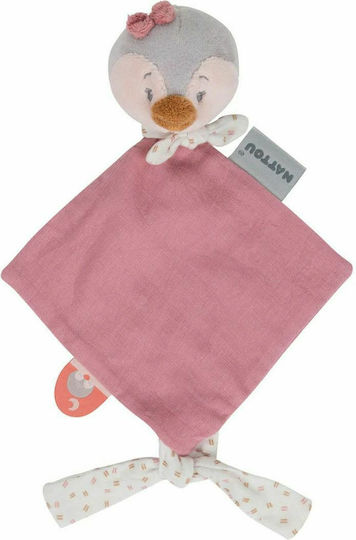 Nattou Șervețel pentru bebeluși Sasha & Pauline Mini Sasha Pink