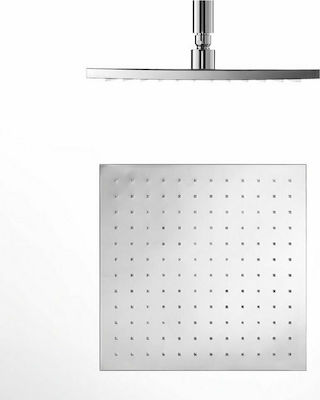 La Torre Plastic Square Showerhead Silver 30x30cm Emotion