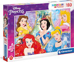 Kids Puzzle Disney Princess - Supercolor for 7++ Years 180pcs Clementoni