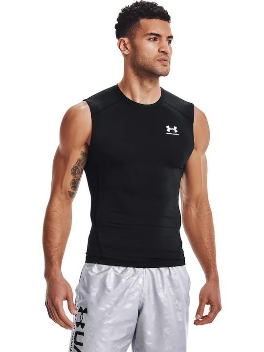 Under Armour Heatgear Ισοθερμική Μπλούζα Μαύρη Under Armour Heatgear Ισοθερμική Μπλούζα Μαύρη