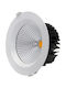 Geyer Στρογγυλό Χωνευτό LED Panel 35W με Θερμό Λευκό Φως 3000K 22.5εκ.
