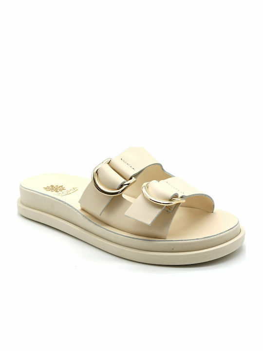 Utopia Sandals Δερμάτινα Γυναικεία Σανδάλια Fla...