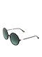 Rebecca Blu Women's Sunglasses with Black Plastic Frame and Green Gradient Lens RB8745 RJ02