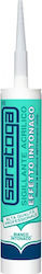 Saratoga Acrylic Mastic White 310ml Saratoga Acrylic Mastic White 310ml