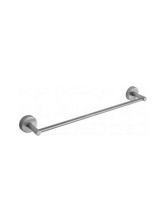 Karag Uno Single Wall-Mounted Bathroom Rail Silver