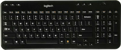 Logitech K360 Kabellos Nur Tastatur Griechisch Schwarz