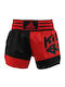 adidas v2020 Men's Kick/Thai Boxing Shorts Red Black/Red