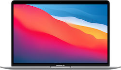 Apple MacBook Air 13.3" (2020) IPS Retina Display (M1/8GB/256GB SSD) Argint (Tastatură engleză internațională)
