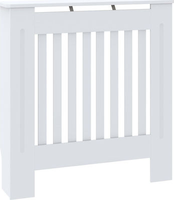 vidaXL White Radiator Cover 78x19x81.5cm 325559