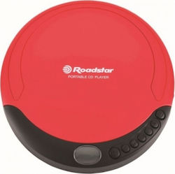 Roadstar Portable Radio-CD Player PCD-435N Equipped with CD Red