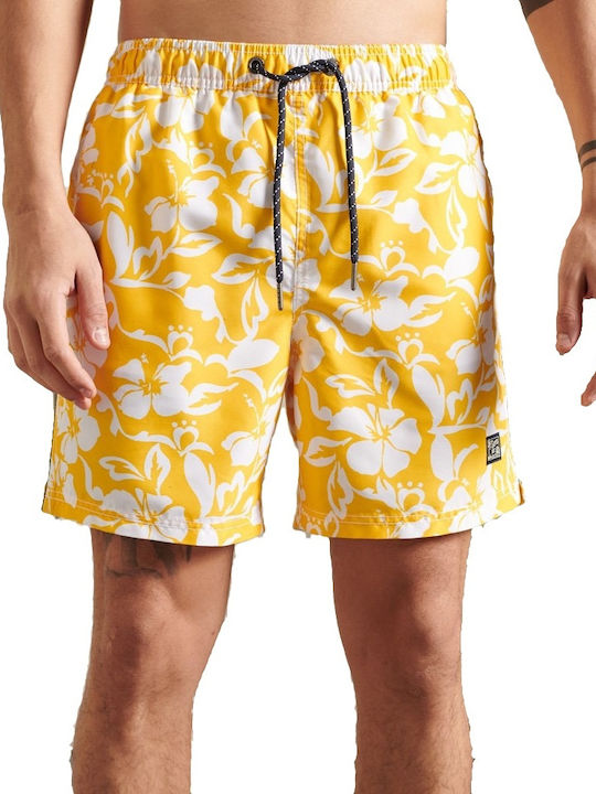 Superdry HAWAIIAN Men's Swimwear Shorts Yellow ...