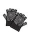 Gaiam Grippy Yoga Women's Gym Sports Gloves Black