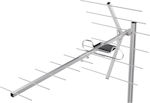 Greentek Ε2160L168N Outdoor TV Antenna (without power supply) Silver Connection via Coaxial Cable