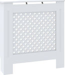 vidaXL White Radiator Cover 78x19x81.5cm 325567