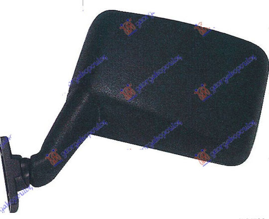 Carman Car Left Side Mirror Εξωτερικός Καθρέπτης Μηχανικός Χειροκίνητος για Vw Caddy 1979-1995 Αριστερός