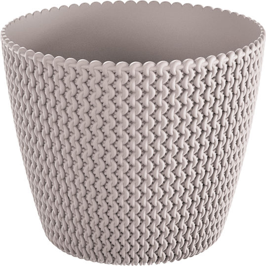 Prosperplast Splofy Ghiveci Plastic Maro 18.7x18.7x15.8εκ.