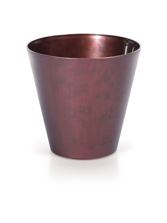 Prosperplast Γλάστρα Tubus Corten Flower Pot 40x37.3cm in Burgundy Color DTUB400C-7601U