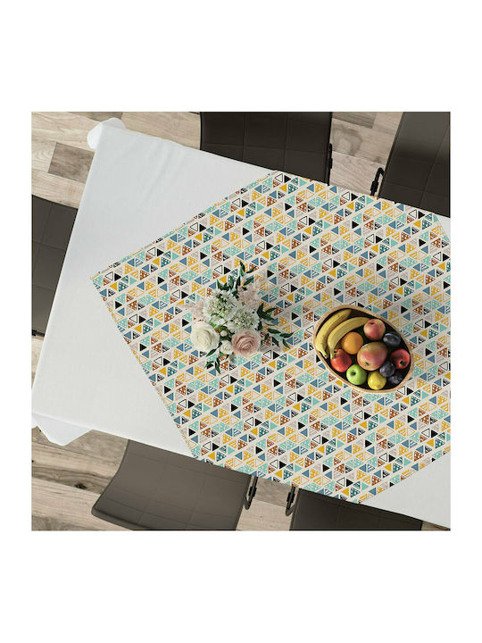 Lino Home Καρέ Τραπεζομάντηλο Vala 601 Yellow 90x90εκ.
