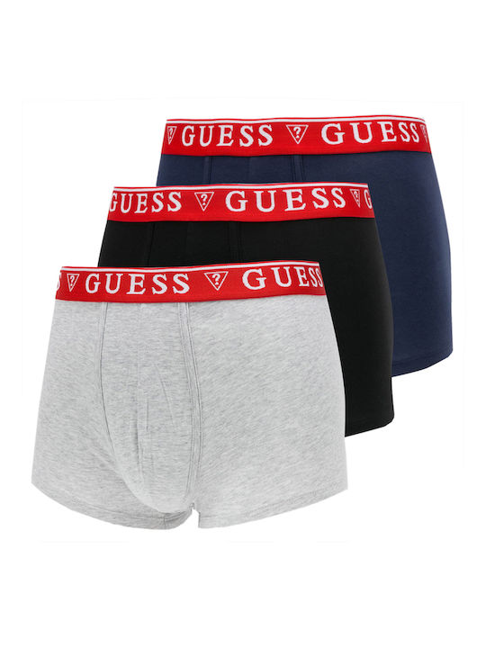 Guess Ανδρικά Μποξεράκια Γκρι 3Pack