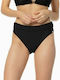 Rio Basic 90-90334 Bikini Slip Ψηλόμεσο Μαύρο