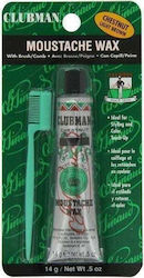 Clubman Wax for Mustache Brown 14gr